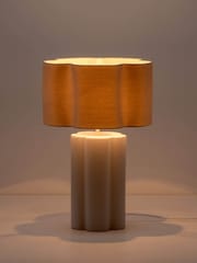 Houseof. White Flower Ceramic Table Light - Image 5 of 6