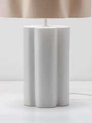 Houseof. White Flower Ceramic Table Light - Image 6 of 6