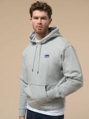Penfield Grey Mens Relaxed Fit Original Logo 100% Cotton Hoodie - Image 1 of 6