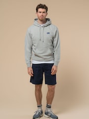 Penfield Grey Mens Relaxed Fit Original Logo 100% Cotton Hoodie - Image 4 of 6