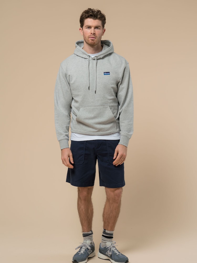 Penfield Grey Mens Relaxed Fit Original Logo 100% Cotton Hoodie - Image 4 of 6