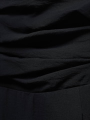 Mango Black Strapless Jumpsuit - Image 6 of 6