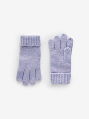 Lilac Purple Cable Cable Hat, Gloves and Scarf Set (3-16yrs) - Image 4 of 5