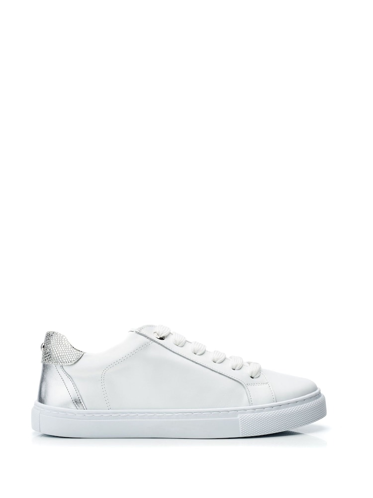 Moda In Pelle Braidie Slim Sole Lace Up Trainers - Image 1 of 4