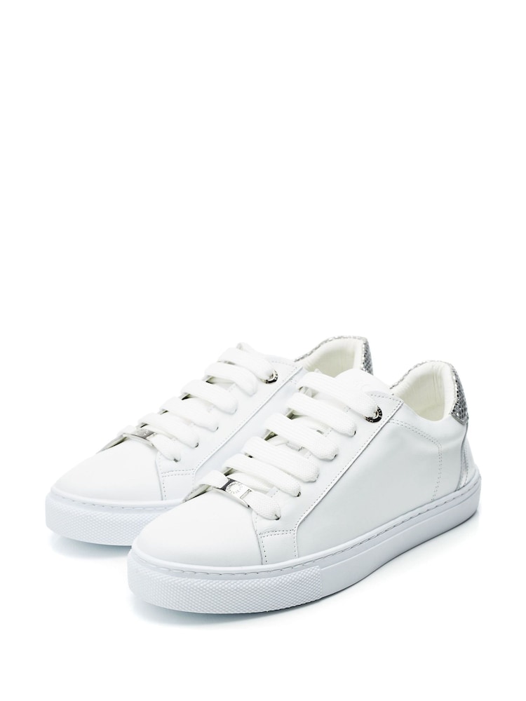 Moda In Pelle Braidie Slim Sole Lace Up Trainers - Image 2 of 4