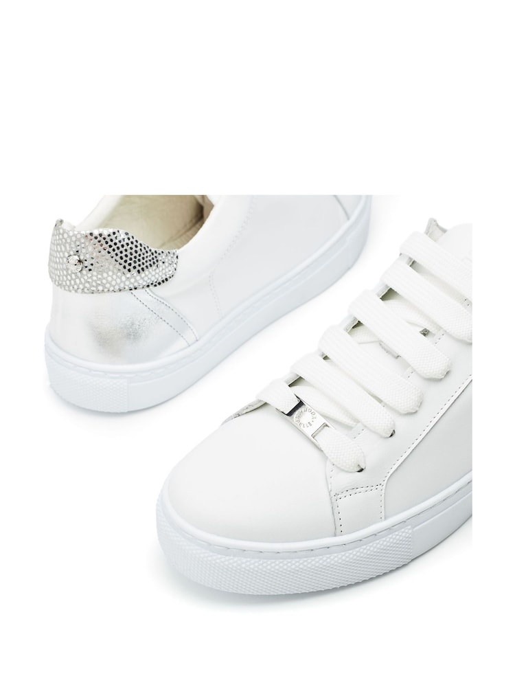 Moda In Pelle Braidie Slim Sole Lace Up Trainers - Image 4 of 4