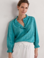 Seasalt Cornwall Green Feather Star Shirt - Image 1 of 6