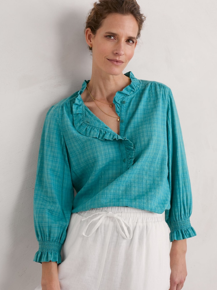 Seasalt Cornwall Green Feather Star Shirt - Image 1 of 6