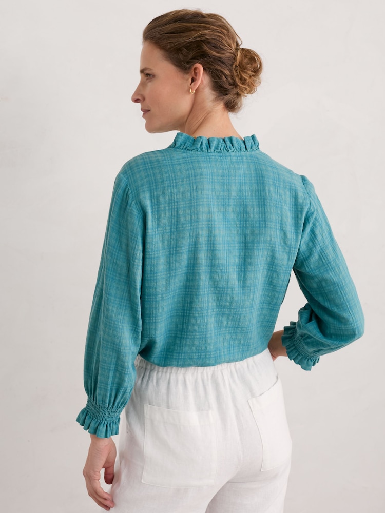 Seasalt Cornwall Green Feather Star Shirt - Image 2 of 6