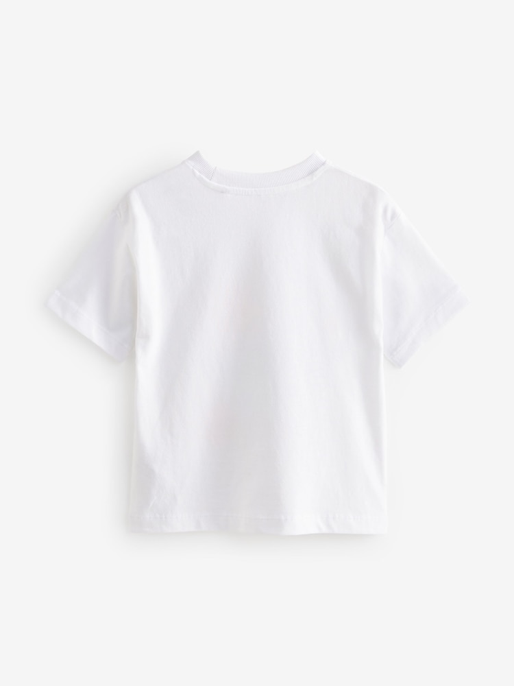 White Sea Animals Short Sleeve Character T-Shirt (3mths-7yrs) - Image 2 of 3