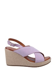 Lila - Hush Puppies Perrie Sandalen mit Keilabsatz - Bild 3 von 5