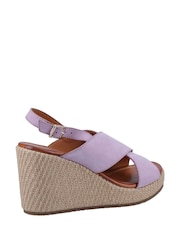 Lila - Hush Puppies Perrie Sandalen mit Keilabsatz - Bild 4 von 5