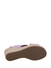 Lila - Hush Puppies Perrie Sandalen mit Keilabsatz - Bild 5 von 5