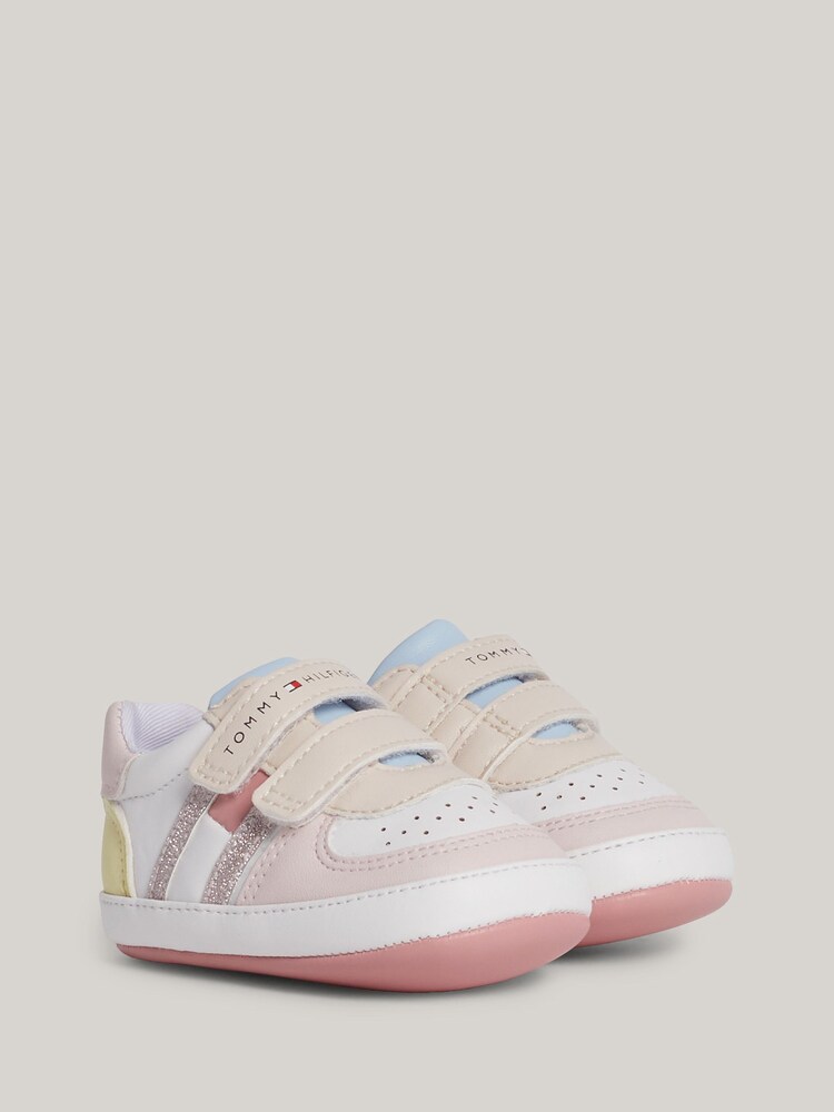 Tommy Hilfiger Multi Flag Low Cut Velcro Shoes - Image 1 of 5
