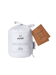 Panda London White Kids Bamboo Viscose Cot Mattress Protector - Image 3 of 3