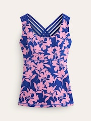 Boden Pink Cross-Back Active Vest - Image 4 of 5