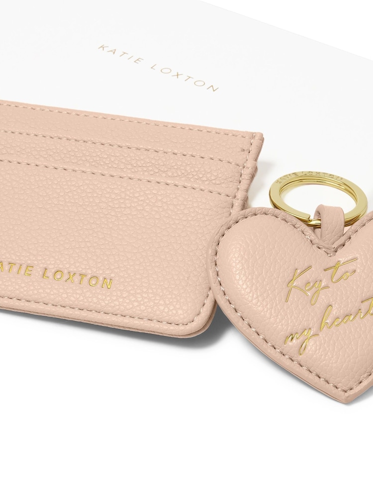 Katie Loxton Key To My Heart Keyring and Cardholder Gift Set - Image 4 of 4