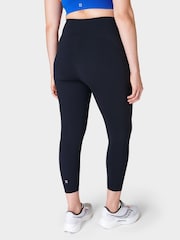 Sweaty Betty Black 7/8 Length Power UltraSculpt 7/8 High Waist Leggings - Image 2 of 14