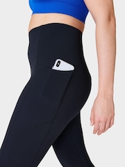 Sweaty Betty Black 7/8 Length Power UltraSculpt 7/8 High Waist Leggings - Image 6 of 14