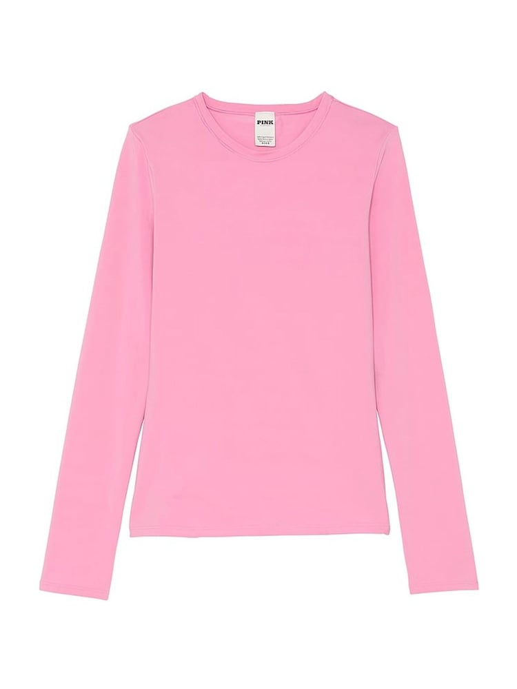 Victoria's Secret PINK Moonstone Pink Long Sleeve Soft Stretch T-Shirt - Image 3 of 3