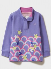 Crew Clothing Rainbow Cotton Classic Sweater - Image 1 of 3