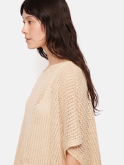Jigsaw Cream 100% Linen Poncho - Image 3 of 7