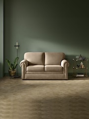 Jay-Be Cosy Chenille Dreamy Cream Heritage 2 Seater Sofa Bed - Image 1 of 6