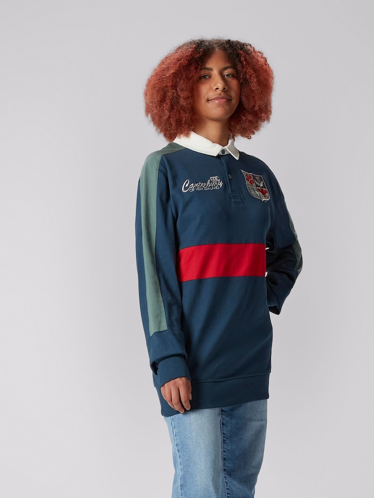 Canterbury Blue British & Irish Lions Rugby Heritage Jersey - Image 2 of 9