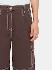 Whistles Lorna Brown Cargo Trousers - Image 4 of 5