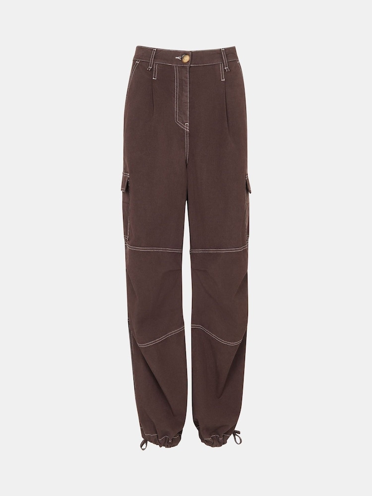 Whistles Lorna Brown Cargo Trousers - Image 5 of 5 Whistles Lorna Brown Cargo Trousers - Image 5 of 5