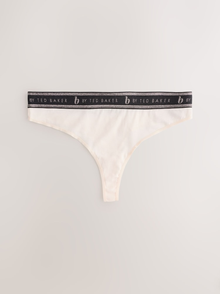 B By Ted Baker Multi Cotton Knickers 3 Pack - Image 4 of 4