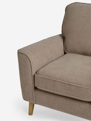 Brushed Weave Mink Natural Stamford Armchair - Image 9 of 10