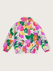 Monsoon Pink Retro Print Windbreaker Jacket - Image 3 of 5