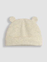 JoJo Maman Bébé Green Rib 2-Pack Baby Hats - Image 2 of 5