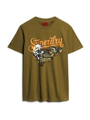Superdry 100% Cotton Tattoo Script T-Shirt - תמונה 4 מתוך 5