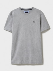 Grau - Crew Clothing, klassisches T-Shirt aus 100 % Baumwolle - Bild 7 von 7