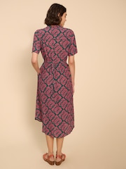 White Stuff Pink Gina Wrap Dress - Image 2 of 7