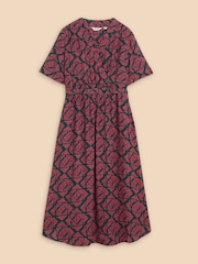 White Stuff Pink Gina Wrap Dress - Image 5 of 7