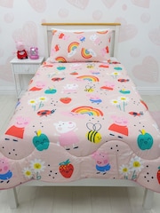 Character World Peppa Pig Lovely 4.5 Tog Single Coverless Duvet - Image 1 of 6