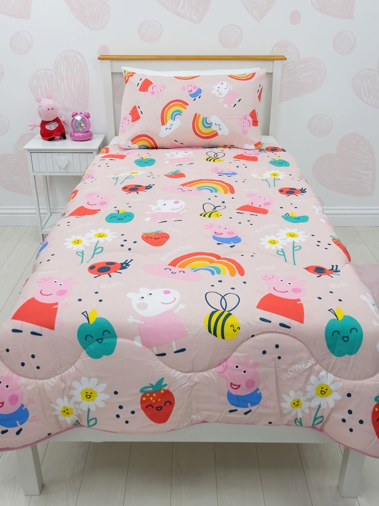 Character World Peppa Pig Lovely 4.5 Tog Single Coverless Duvet - Image 1 of 6