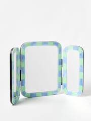 Oliver Bonas Blue/Green Alyssa Glass Dressing Table Mirror - Image 2 of 4