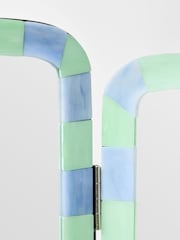 Oliver Bonas Blue/Green Alyssa Glass Dressing Table Mirror - Image 4 of 4