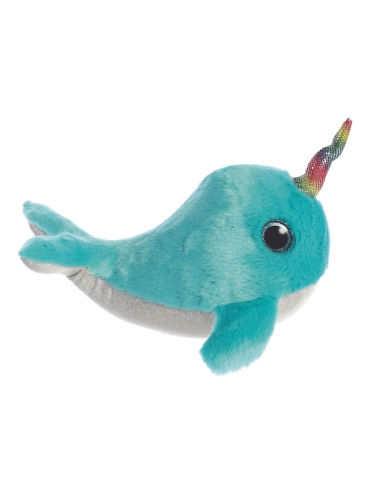 Aurora World Sparkle Tales Coral Narwhal Plush Toy - Image 2 of 2