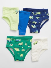 Gap Print 5 Pack Cotton Stretch Briefs (2-5yrs) - Bild 1 von 1