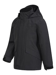 Mountain Warehouse Black Kids Solar Waterproof Jacket - Image 4 of 5