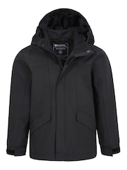 Mountain Warehouse Black Kids Solar Waterproof Jacket - Image 5 of 5