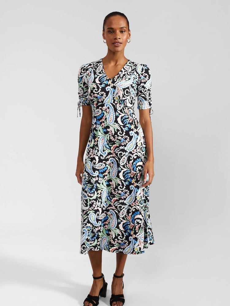 Hobbs Black Petite Jersey Charlotte Dress - Image 1 of 4