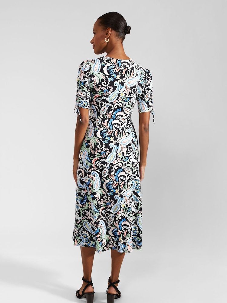 Hobbs Black Petite Jersey Charlotte Dress - Image 2 of 4
