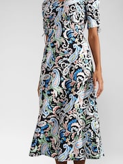 Hobbs Black Petite Jersey Charlotte Dress - Image 3 of 4