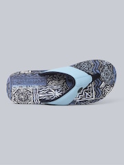 Animal Blue Ink Womens Swish Flip Flops - Image 2 of 5